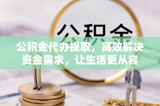 黎川公积金代办提取，高效解决资金需求，让生活更从容