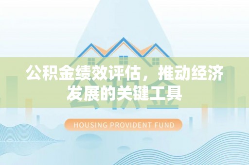 黎川公积金绩效评估，推动经济发展的关键工具