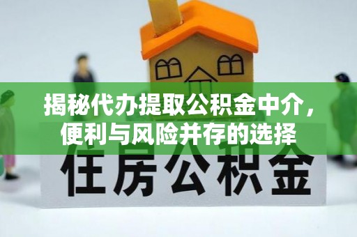 黎川揭秘代办提取公积金中介，便利与风险并存的选择