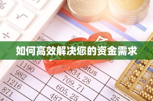 黎川如何高效解决您的资金需求