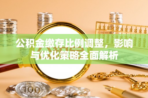 黎川公积金缴存比例调整，影响与优化策略全面解析