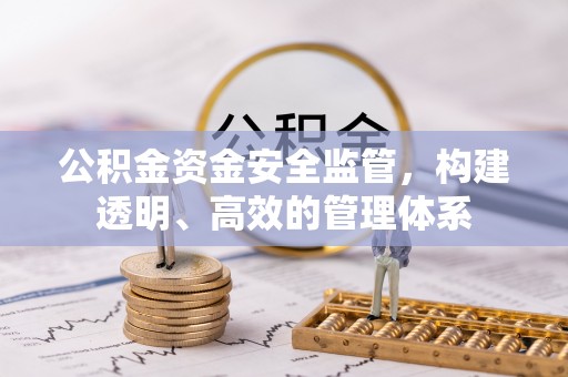 黎川公积金资金安全监管，构建透明、高效的管理体系