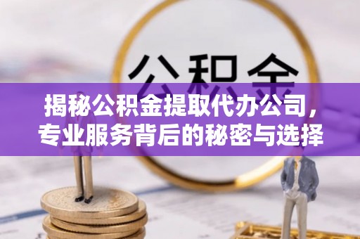 黎川揭秘公积金提取代办公司，专业服务背后的秘密与选择指南