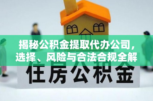 黎川揭秘公积金提取代办公司，选择、风险与合法合规全解析
