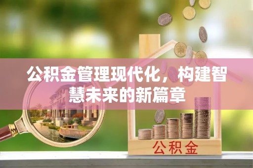 黎川公积金管理现代化，构建智慧未来的新篇章