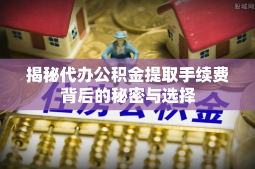 黎川揭秘代办公积金提取手续费背后的秘密与选择