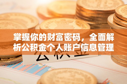 黎川掌握你的财富密码，全面解析公积金个人账户信息管理