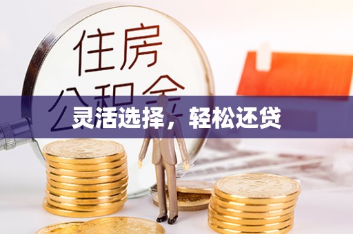黎川灵活选择，轻松还贷