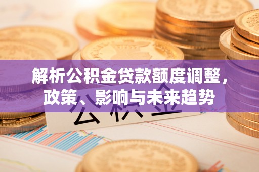 黎川解析公积金贷款额度调整，政策、影响与未来趋势