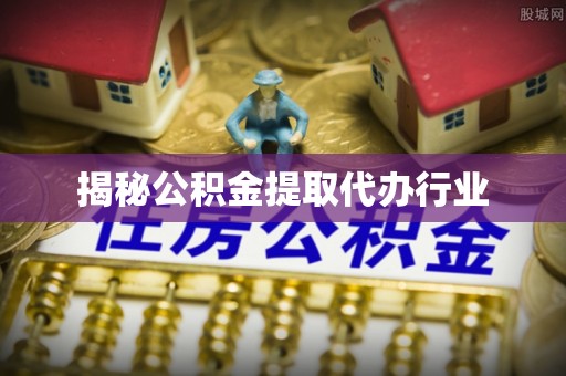 黎川揭秘公积金提取代办行业