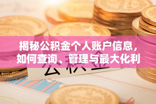 黎川揭秘公积金个人账户信息，如何查询、管理与最大化利用