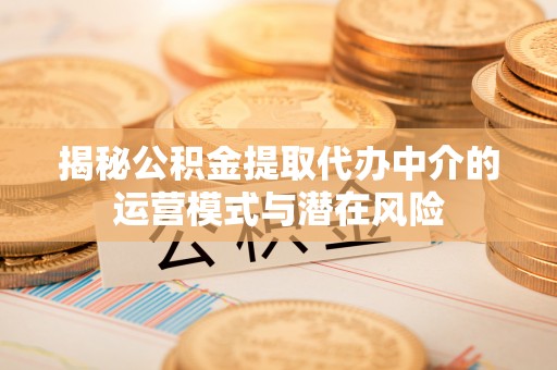 黎川揭秘公积金提取代办中介的运营模式与潜在风险