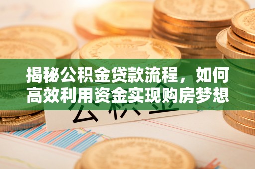 黎川揭秘公积金贷款流程，如何高效利用资金实现购房梦想